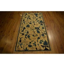 6x3 Hand Knotted Chinese Peking Art Deco Rug LA-52162 - £796.07 GBP