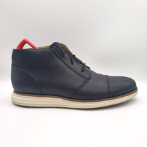 COLE HAAN Grand OS Chukka Boots Shoes Oxford High Top Black Men&#39;s Size 9 - $737.21 MXN
