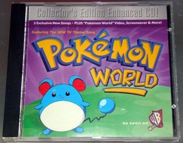 Music CD - Poke&#39;mon World  - Collector&#39;s Edition Enhanced CD! - $6.75