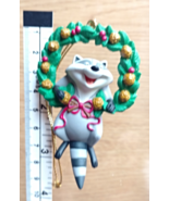 DISNEY Christmas Tree Ornaments Pocahontas Movie Meeko Racoon Figurine - £14.38 GBP