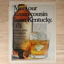 Vtg Canada Dry Bourbon Whiskey BOAC Airlines Full Page Ad from 1967 10.2... - $7.20