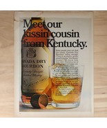 Vtg Canada Dry Bourbon Whiskey BOAC Airlines Full Page Ad from 1967 10.2... - £5.62 GBP