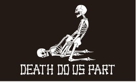 3x5 Pirate Surrender the Booty Flag Til Death Do Us Part Bone Lovers Christmas - £11.97 GBP