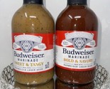 Budweiser Marinade, Sweet &amp; Tangy and Bold &amp; Savory, LARGE 30 Ounce (Pac... - £22.91 GBP