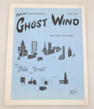 1973 Ghost Wind Piano Duet Contempo Singles Series Sheet music By Billie... - £7.57 GBP