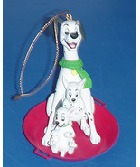 DISNEY'S CHRISTMAS MAGIC 101 Dalmatians on Snow Sled Disney Collectible Figurine - $79.99