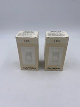 Set of 2 Lutron Diva DV-10P-IV 1000W Single Pole Preset Dimmer Incandescent - £20.10 GBP