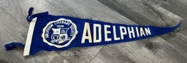 Adelphian Literary Society Vintage Felt “We Learn To Do By Doing” Pennant  - $599.56 MXN