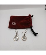 925 Sterling Silver Vintage Boyd&#39;s Bears Paw Dangling Drop Hook Earrings - €43,22 EUR