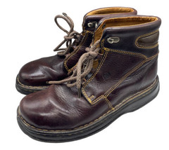 Born Dutchman Brown Leather Womens Hiking Walking Boots Size US 8 Vintage - £74.91 GBP