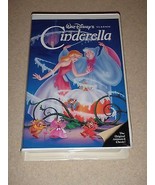 1988 Disney Black Diamond Cinderella Classic VHS # 410 with Holograms - $66.63