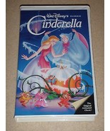 1988 Disney VHS Black Diamond Cinderella 410 with Holograms - $33.31