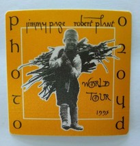 Jimmy Page Robert Plant Backstage Pass Led Zeppelin 1995 Hard Rock Music Orange - £8.54 GBP