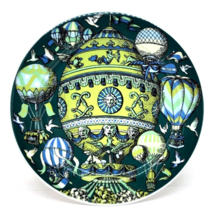 BOPLA Switzerland Dinner Plate 11&quot; Hot Air Balloons Green VOYAGER Series - £46.12 GBP