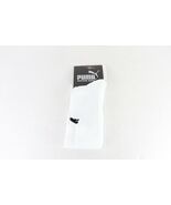 NOS Vintage 90s Puma Youth One Size Soccer Calf Socks White Black Italy ... - $359.40 MXN