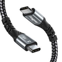 Usb C To Usb C 100W Cable 6Ft, 5A Power Delivery (Pd) Fast Charging Type-C 2.0 C - £18.97 GBP