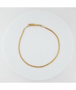 14K Yellow Gold Boston / C Link Chain Link Bracelet 7.25&quot;  Double Safety... - $289.94 CAD