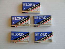 25 LORD Super Stainless Double Edge Razor Blades BLUE - $5.75