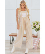 Luciana Ribbed Side Pocket Wide Leg Jumpsuit - $42.39