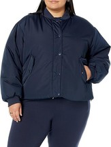 Amazon Essentials Women&#39;s Relaxed-Fit Padded Cropped Bomber Jacket - Size: 5X - $19.37