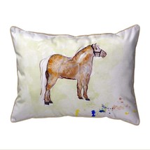 Betsy Drake Shetland Pony Extra Large 20 X 24 Indoor Outdoor Pillow - £54.50 GBP