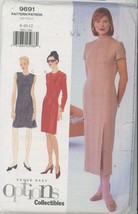 Vogue 9691 Misses A-line Dress - Easy Options Collectibles Size 8-10-12 UNCUT - £3.14 GBP