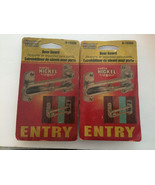 Defender Security Entry Door Guard Satin Nickel U-10308 Lot of Two New P... - £7.72 GBP