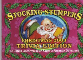 Stocking Stumpers Christmas 2003 Trivia Edition Book - $5.75