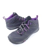 Merrell Womens PROTERRA Mid Gore-tex J48128 Black Purple Hiking Size 10 - $21.59