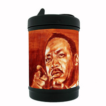 Martin Luther King Jr. D5  Black Metal Car Ashtray / Mini Trashcan - $12.82