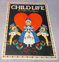 Vintage Child Life Valentine Magazine Feburary 1937 Marie Lawson Cover - £15.69 GBP