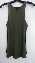 Derek Heart Juniors Green Polyester/Rayon Sleeveless Fly Away soft knit Top M120 - £5.57 GBP