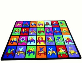 My ABC Place children&#39;s educational and play printed rug 5&#39; x 8&#39; #1021 - £195.35 GBP