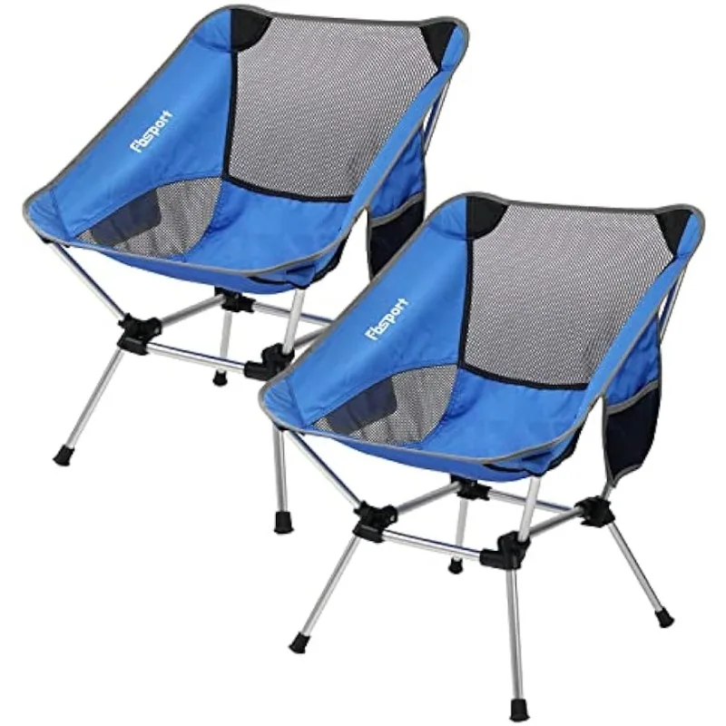 FBSPORT 2 Pack Portable Camping Chairs Lightweight Backpacking Chair Compact &amp; - £61.50 GBP