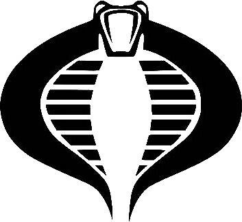 GI JOE COBRA HEAD Vinyl Decal Window Sticker - $3.22+