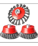 Wire Wheel Brush Brass Coated Steel Wire For Grinders For Removing Corro... - $455.36 MXN