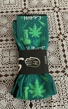 Look Human Brand Happy Holidaze Novelty Socks Unisex One Size Green Brand New - £9.93 GBP