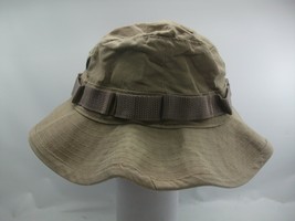 Hot Weather Hat Beige Size 7 Fitted Boonie Cap - £15.61 GBP