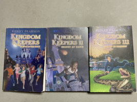 Kingdom Keepers by Ridley Pearson Set of 3 Books 1 2 3 Disney Paperback - £14.23 GBP