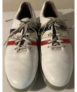 Adidas Tour 360 Golf Shoes Size 14 Soft Spike. Red/White/Blue Boost - $34.99