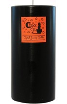 Black Cat 3&quot;x6&quot; Pillar Candle by Crystal Journey Candles! - $27.09 CAD