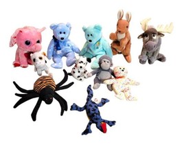 Lot of 11 TY Beanie Babies Critters Collectors Teenies &amp; Friends - £15.01 GBP