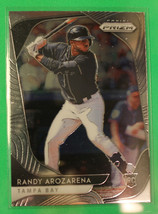 2020 Panini Prizm Baseball Card Randy Arozarena RC Base #53 Tampa Bay Rays Mint - £6.33 GBP