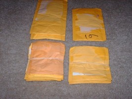 69 Various Sizes Used Padded Bubble Mailers Manila Envelopes Recycle Sav... - £16.47 GBP