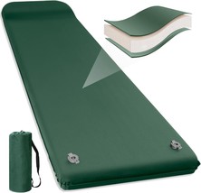 Self Inflating Sleeping Pad For Camping With Electric Pump 3.14&quot; Ultra-T... - £60.02 GBP