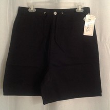 Basic Editions Ladies 14 shorts black Drawstring Pockets NWT - £11.77 GBP