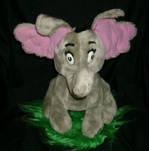 14" Vintage 1983 Dr Seuss Horton Gray Elephant Stuffed Animal Plush Toy Coleco - $23.75
