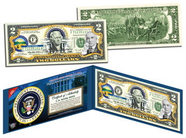 WARREN G HARDING * 29th U.S. President * Colorized $2 Bill Genuine Legal Tender - £10.99 GBP