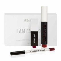 RealHer I AM FABULOUS Kit Red Liquid Lipstick Lip Gloss Lip Liner NIB - ... - $17.33