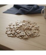 Phonics Wooden Letter Tiles, Spelling &amp; Reading Games Manipulative, 200 ... - $13.85